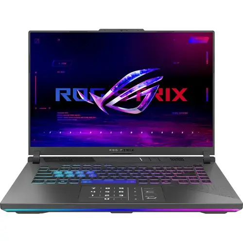 Laptop Gaming ASUS ROG Strix G16 G614FH (Procesor AMD Ryzen™ 9 9955HX (64M Cache, up to 5.40 GHz), 16inch FHD+ 165Hz, 32GB, 1TB SSD, NVIDIA GeForce RTX 5050 @8GB, Negru/Gri)