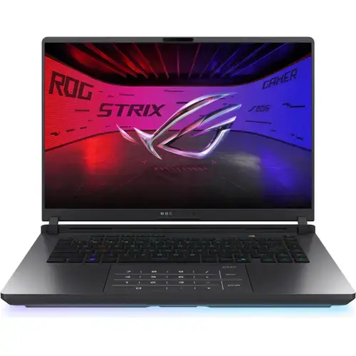 Laptop Gaming ASUS ROG Strix G16 G615LW (Procesor Intel® Core™ Ultra 9 275HX (36M Cache, up to 5.40 GHz), 16inch 2.5K 240Hz, 32GB DDR5, 1TB SSD, NVIDIA GeForce RTX 5080 @16GB, Negru/Gri)