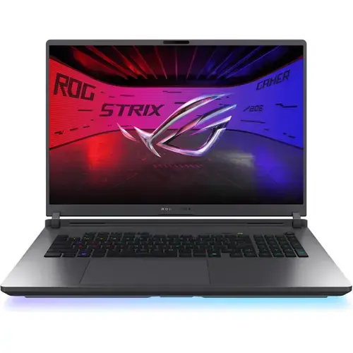 Laptop Gaming ASUS ROG Strix G18 G815LR (Procesor Intel® Core™ Ultra 7 255HX (30M Cache, up to 5.20 GHz), 18inch 2.5K 240Hz, 32GB DDR5, 1TB SSD, NVIDIA GeForce RTX 5070 Ti @12GB, Negru/Gri)