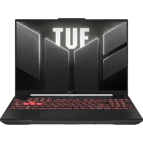 Laptop Gaming ASUS TUF A16 FA607NUG-RL117 (Procesor AMD Ryzen™ 7 7445HS (16M Cache, up to 4.7 GHz), 16inch FHD+ 144Hz, 16GB, 512GB SSD, nVidia GeForce RTX 4050 @6GB, Negru/Gri)