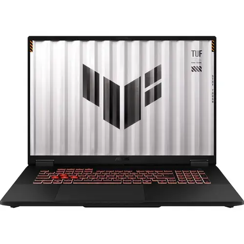 Laptop Gaming ASUS TUF A18 FA808UH-S8021 (Procesor AMD Ryzen™ 7 260 (16M Cache, up to 5.1 GHz), 18inch FHD+ 144Hz IPS, 16GB DDR5, 512GB SSD, NVIDIA GeForce RTX 5050 @8GB, DLSS 3.0, Negru/Gri)