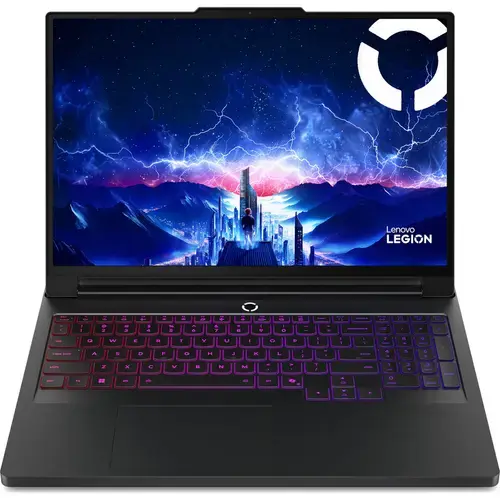 Laptop Gaming Lenovo Legion Pro 7 16AFR10H (Procesor AMD Ryzen™ 9 9955HX3D (128M Cache, up to 5.4 GHz), 16inch WQXGA OLED 240Hz, 32GB DDR5, 1TB SSD, NVIDIA GeForce RTX 5080 @16GB, Negru)