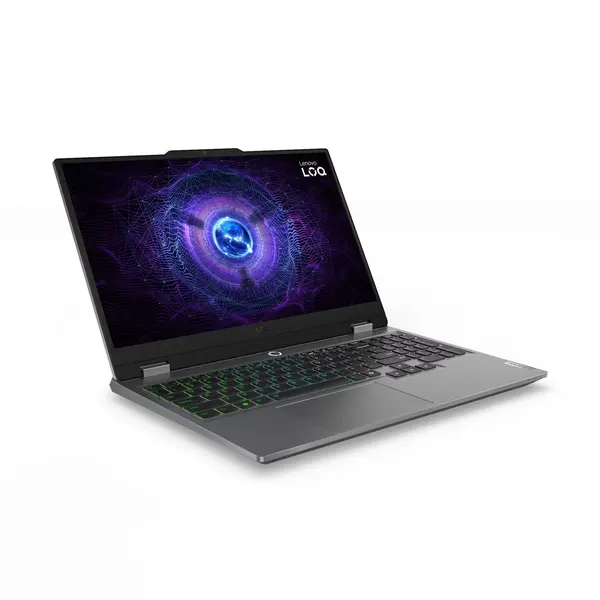 Laptop Gaming Lenovo LOQ 15IRH8 cu procesor Intel Core i5-13450HX până la 4.6GHz, 15.6 inch, 16GB DDR5, SSD 1TB, NVIDIA GeForce RTX 4050 6GB, No Os