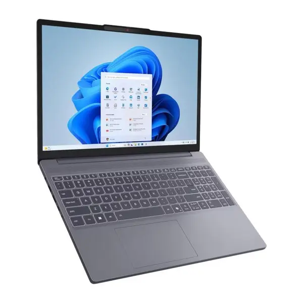 Laptop Lenovo IdeaPad Slim 3 15ARP10 83K700NYRM, AMD Ryzen 5 150, 15.3" WUXGA, IPS, 16 GB RAM DDR5, 1 TB SSD, Radeon Graphics, Fara Sistem de operare, Luna Grey