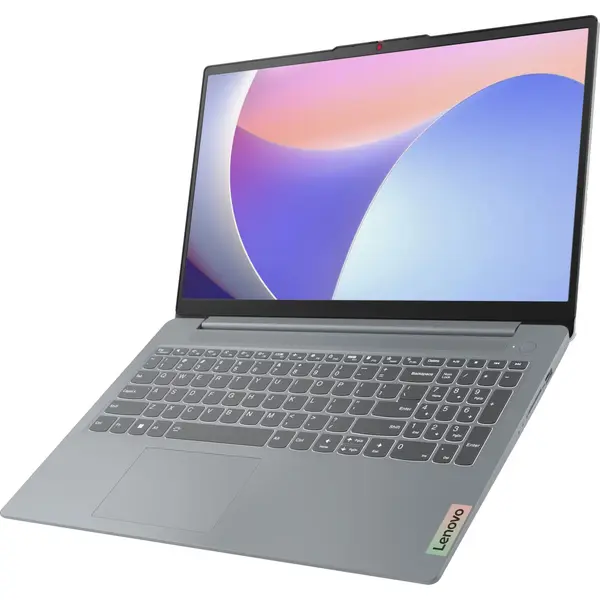 Laptop Lenovo IdeaPad Slim 3 15IRU8, 15.6 inch, Intel Processor U300, 4 GB RAM, 128 GB UFS 3.1, Intel UHD Graphics, Windows 11 Home in S mode, Arctic Grey