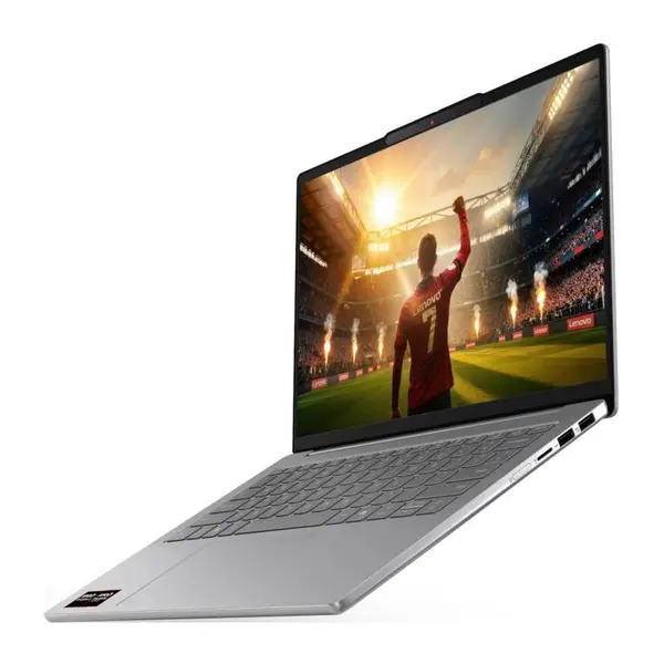 Laptop Lenovo IdeaPad Slim 5 14AGP11 83S1004LRM, AMD Ryzen AI 7 450, 14" 2.8K, OLED, 32 GB RAM DDR5, 1 TB SSD, Radeon Graphics, Fara Sistem de operare, Luna Grey