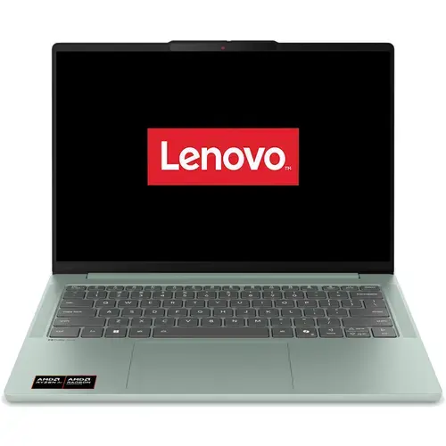 Laptop Lenovo IdeaPad Slim 5 14AGP11 (Procesor AMD Ryzen™ Al 5 430 (8M Cache, up to 4.5 GHz), 14inch WUXGA OLED, 16GB DDR5, 1TB SSD, AMD Radeon™ 840M Graphics, Verde)