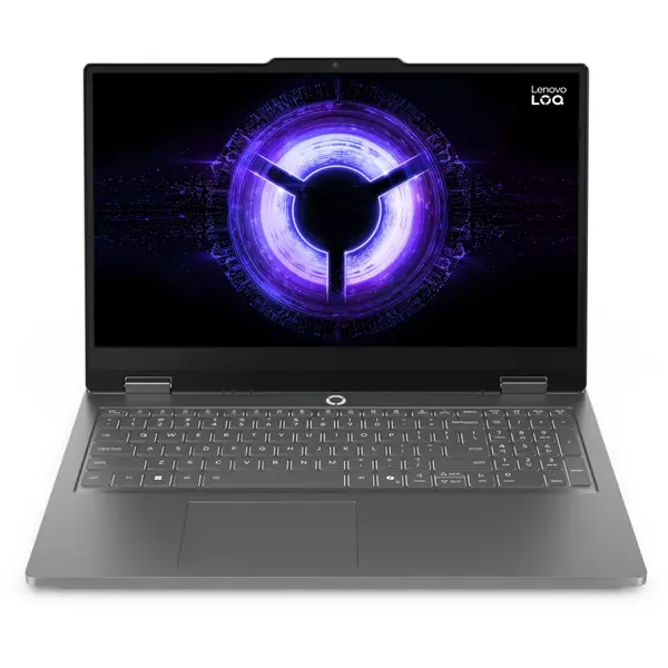 Laptop Lenovo LOQ Essential 15IRX11 Gaming 15.6 inch, Intel Core i5-13450HX pana la 4.6 GHz, 16GB RAM, 1TB SSD, NVIDIA GeForce RTX 5050 8GB, Fara sistem de operare, Luna Grey