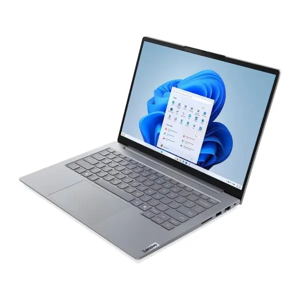 Laptop Lenovo ThinkBook 14 G8 IAL 21SJ00ELRI, Intel Core Ultra 5 135H, 14" WUXGA, IPS, 16 GB RAM DDR5, 512 GB SSD, Intel Arc Graphics, Fara Sistem de operare, Arctic Grey