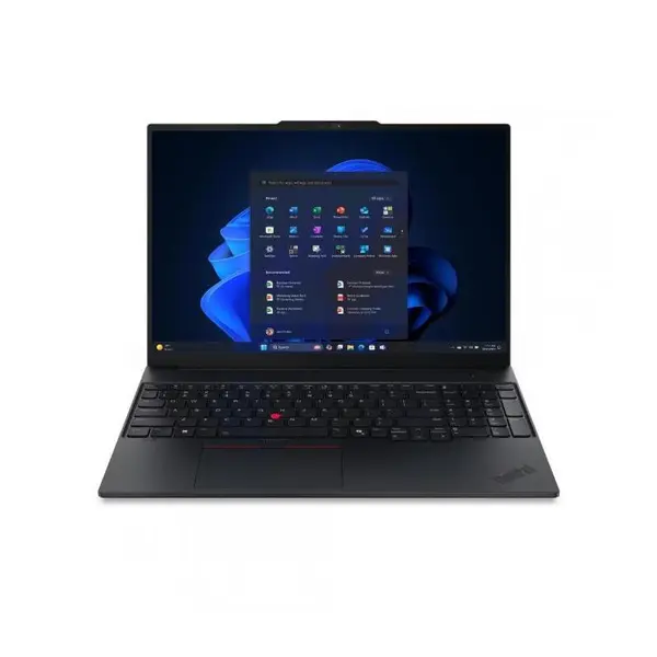 Laptop Lenovo ThinkPad E16 Gen 3 cu procesor AMD Ryzen 7 250 pana la 5.1GHz, 16" WUXGA , IPS, 16GB DDR5 RAM, 512GB SSD, AMD Radeon 780M Graphics, No OS, Black, 3Y Courier