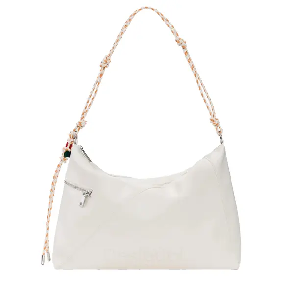 Large charm bag white