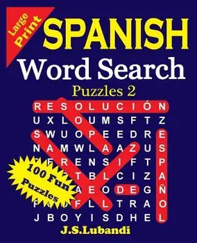Large Print Spanish Word Search Puzzles 2, Paperback/J. S. Lubandi