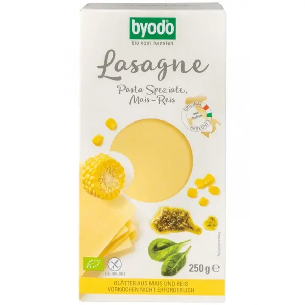 Lasagna din porumb si orez fara gluten, eco - 250 g