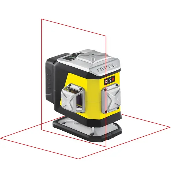 Laser roșu în cruce (2 x 360°), Bluetooth - Nivel System-CL2R