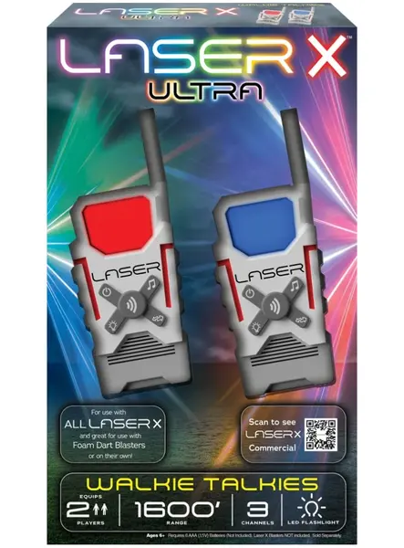 Laser X Walkie Talkies 2 Pcs (20335)