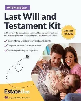 Last Will and Testament Kit, Paperback/Estatebee