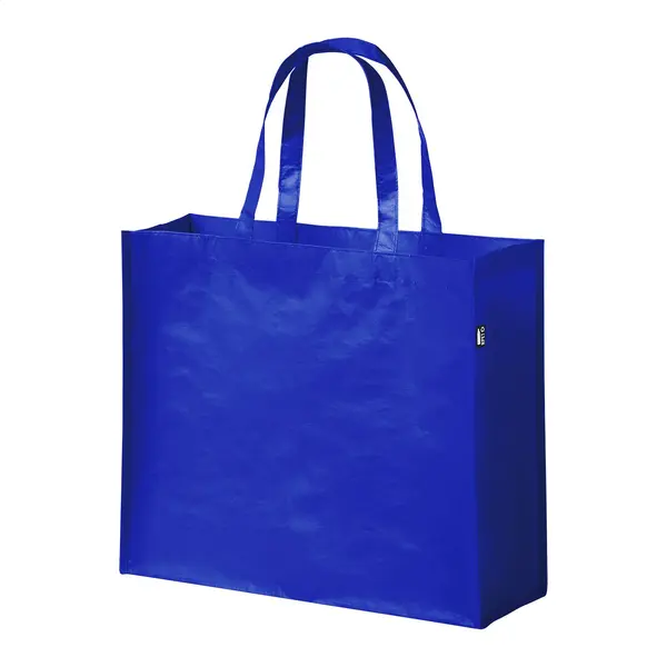 Laster sacoșă cumpărături, material reciclat RPET - albastru