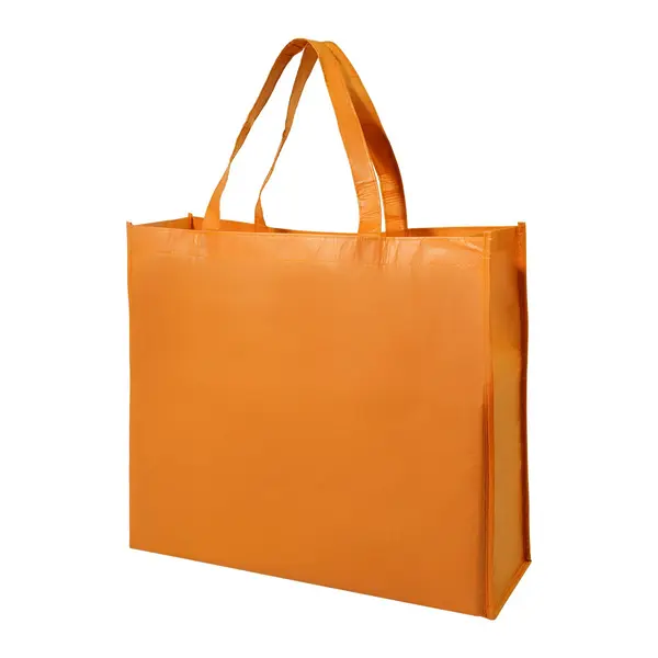 Laster sacoșă cumpărături, material reciclat RPET - portocaliu