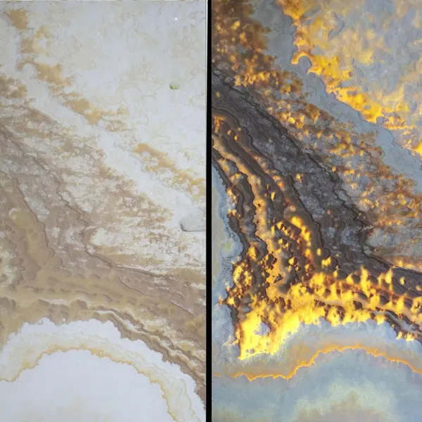 Lastra Onyx White Polisata, 2 Cm