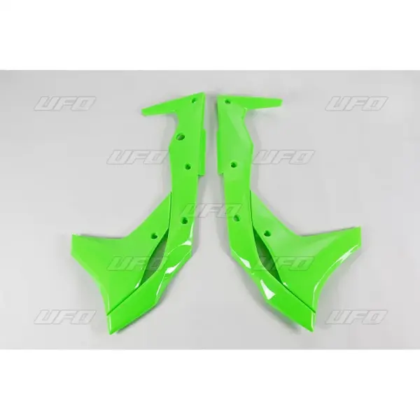 Laterale radiator Kawasaki KXF250 17-18,verde fluorescent