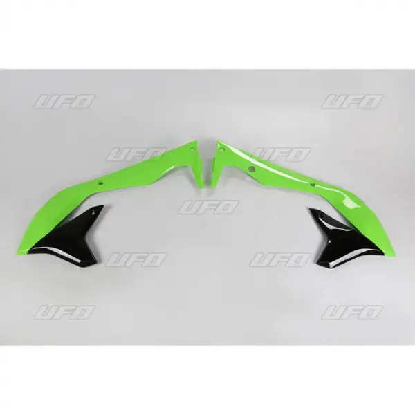 Laterale radiator Kawasaki KXF450 16-18 negru verde