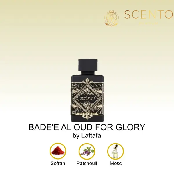 Lattafa BADE'E AL OUD FOR GLORY 100 ml apa de parfum unisex - Original Dubai