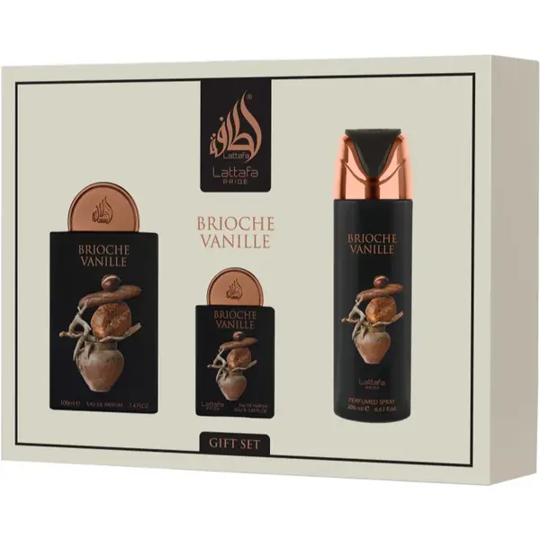 Lattafa Brioche Vanille set cadou unisex 1 buc