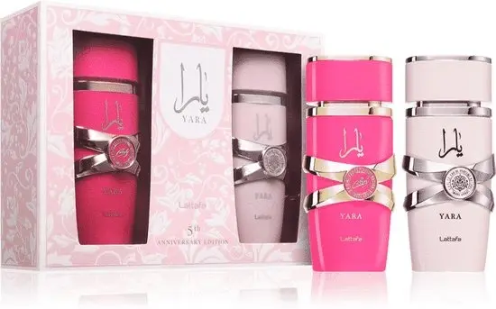 Lattafa - GIFT SET YARA 5th ANNIVERSARY, apa de parfum, dama, 2PC x 100ml