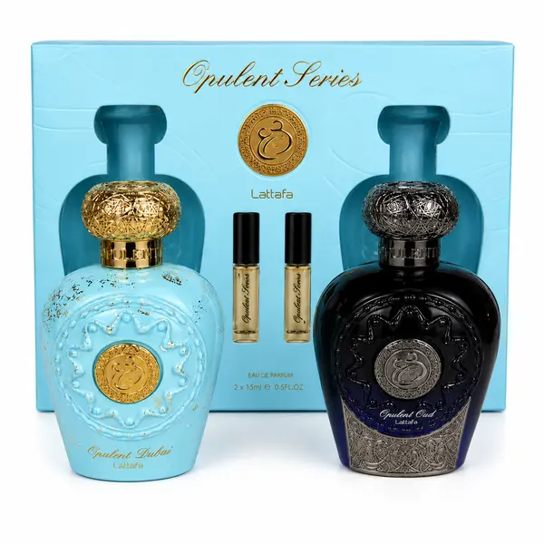 Lattafa – Giftset Opulent Dubai & Blue Oud Elixir 100ml