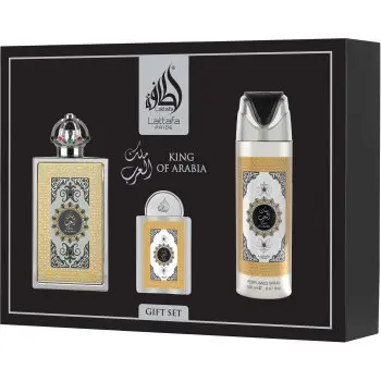 Lattafa King Of Arabia set cadou pentru bărbați