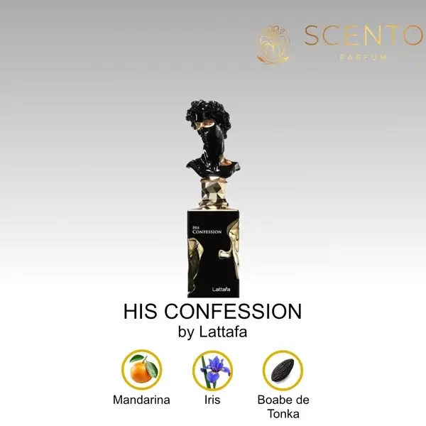 Lattafa Perfumes, His Confession, apa de parfum, de barbat, 100 ml - Original Dubai