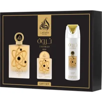 Lattafa Pride Tharwa Gold set cadou unisex
