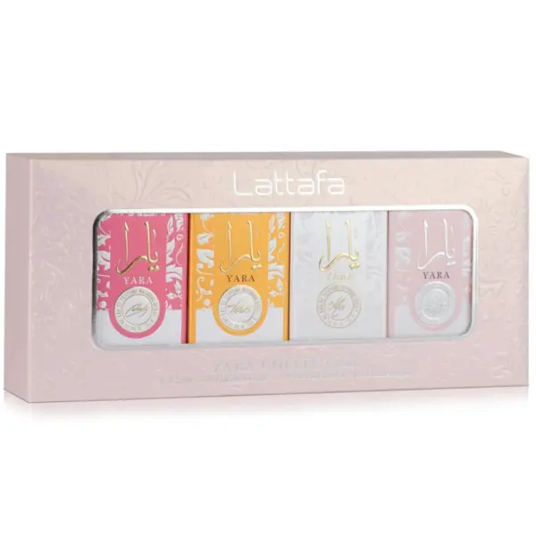 Lattafa Yara My Yara Collection Set cadou pentru femei Volum Размер - 4 x 5 ml (Lattafa Yara + Lattafa Yara Moi + Lattafa Yara Tous + Lattafa Yara Candy)