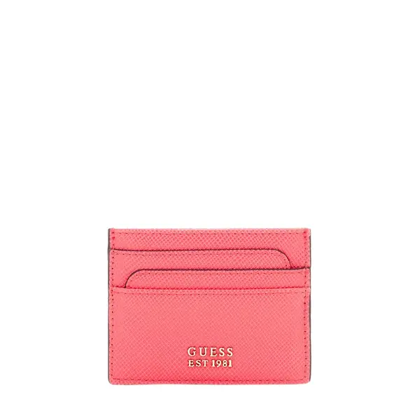 Laurel card holder magenta