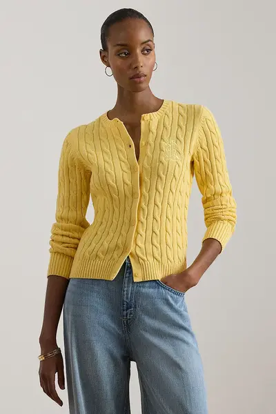 Lauren Ralph Lauren cardigan pentru femei din bumbac