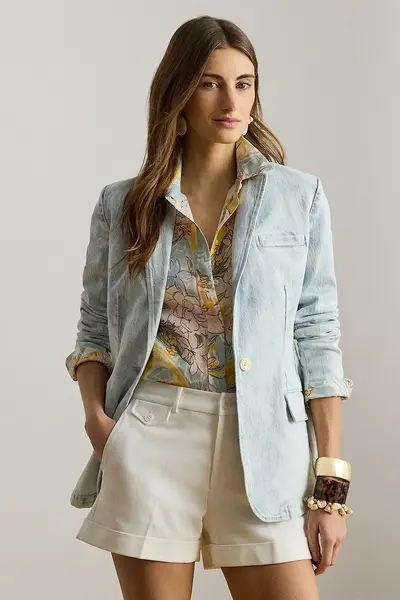 Lauren Ralph Lauren sacou pentru femei, din bumbac