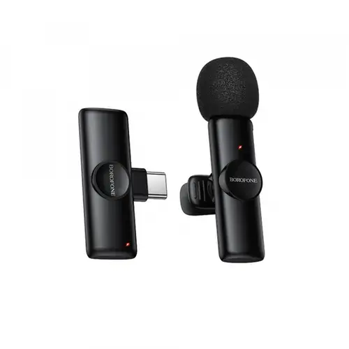 Lavaliera Borofone BFK16 Winner, USB-C, Neagra