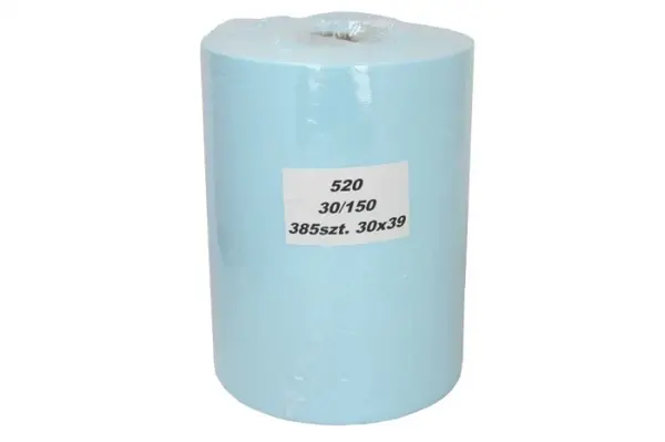 Laveta, 385 foite; anti praf; rezistent la dizolvant si detergent; turcoaz - rola 30cm 150mb