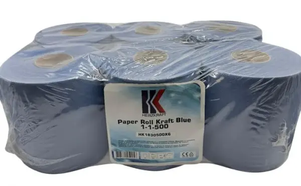 Laveta deseuri hartie HERZKRAFT, tip: Roll, 6 buc, culoare: albastru, numar straturi: 1, inaltime:30cm, latime:19cm