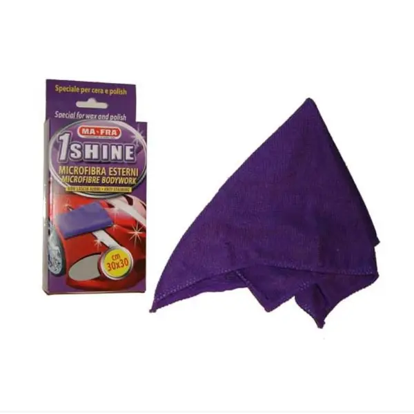 Laveta mov din microfibra pentru polish 30x30cm MA-FRA