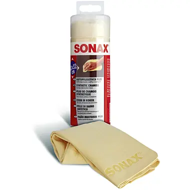 Laveta piele de caprioara sintetica SONAX 43x32cm