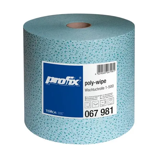 Lavete albastre, 1 strat, 500 portii, Profix Poly Wipe Lavete albastre, 1 strat, 500 portii, Profix Poly Wipe