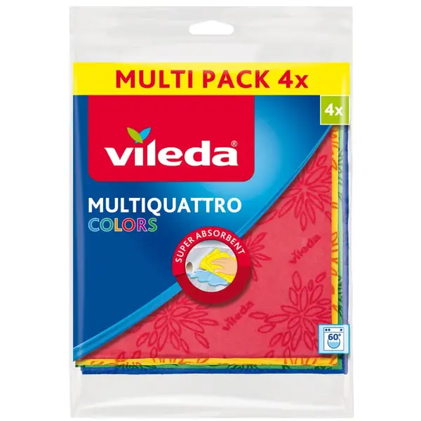 Lavete universale 4 buc Vileda Multiquatro Lavete universale 4 buc Vileda Multiquatro
