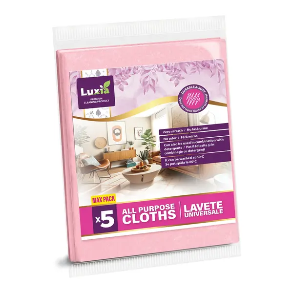 Lavete universale Luxia 5 buc/set 18x24 cm Lavete universale Luxia 5 buc/set 18x24 cm