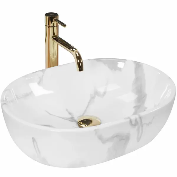 Lavoar Amelia Marmo Shiny L48 cm