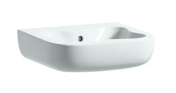 Lavoar baie pentru copii 45x41 cm, alb, semirotund, Laufen Florakids