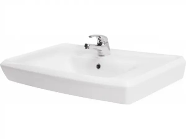 Lavoar baie pentru mobilier, alb lucios 80, Cersanit Roma