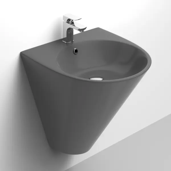 Lavoar baie suspendat Celesta Egea 48x58x52 5 cm anthracite