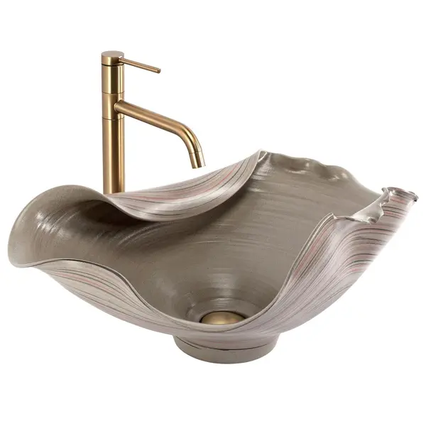 Lavoar ceramic pentru blat REA HM-17 Handmade ART