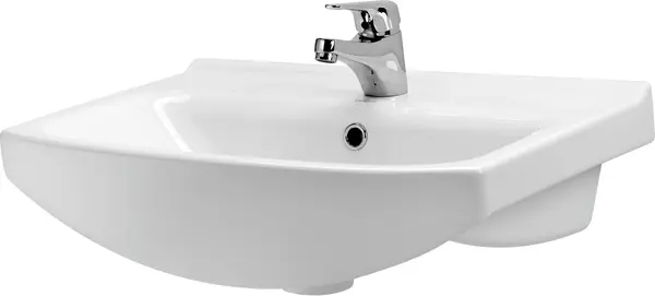 Lavoar / chiuveta baie incastrata Cersanit Cersania K11-0046 60 cm alb